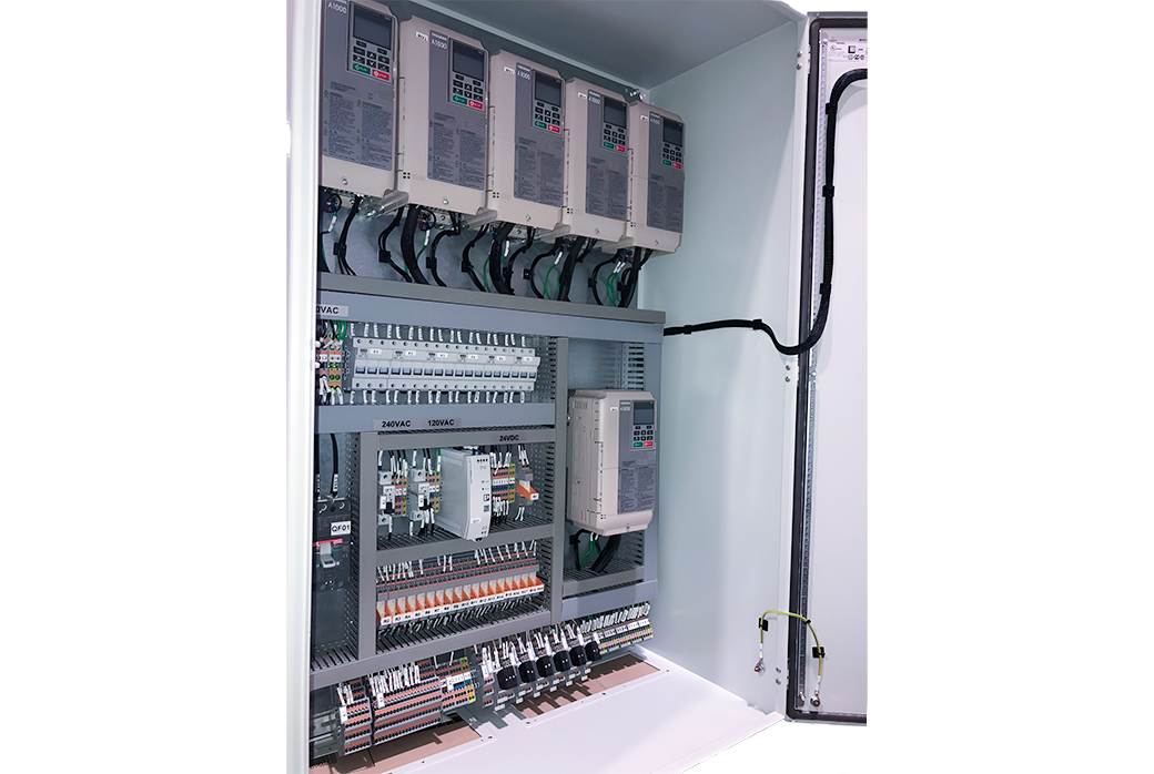 Motor Control system for Tencate 6-port jet machine